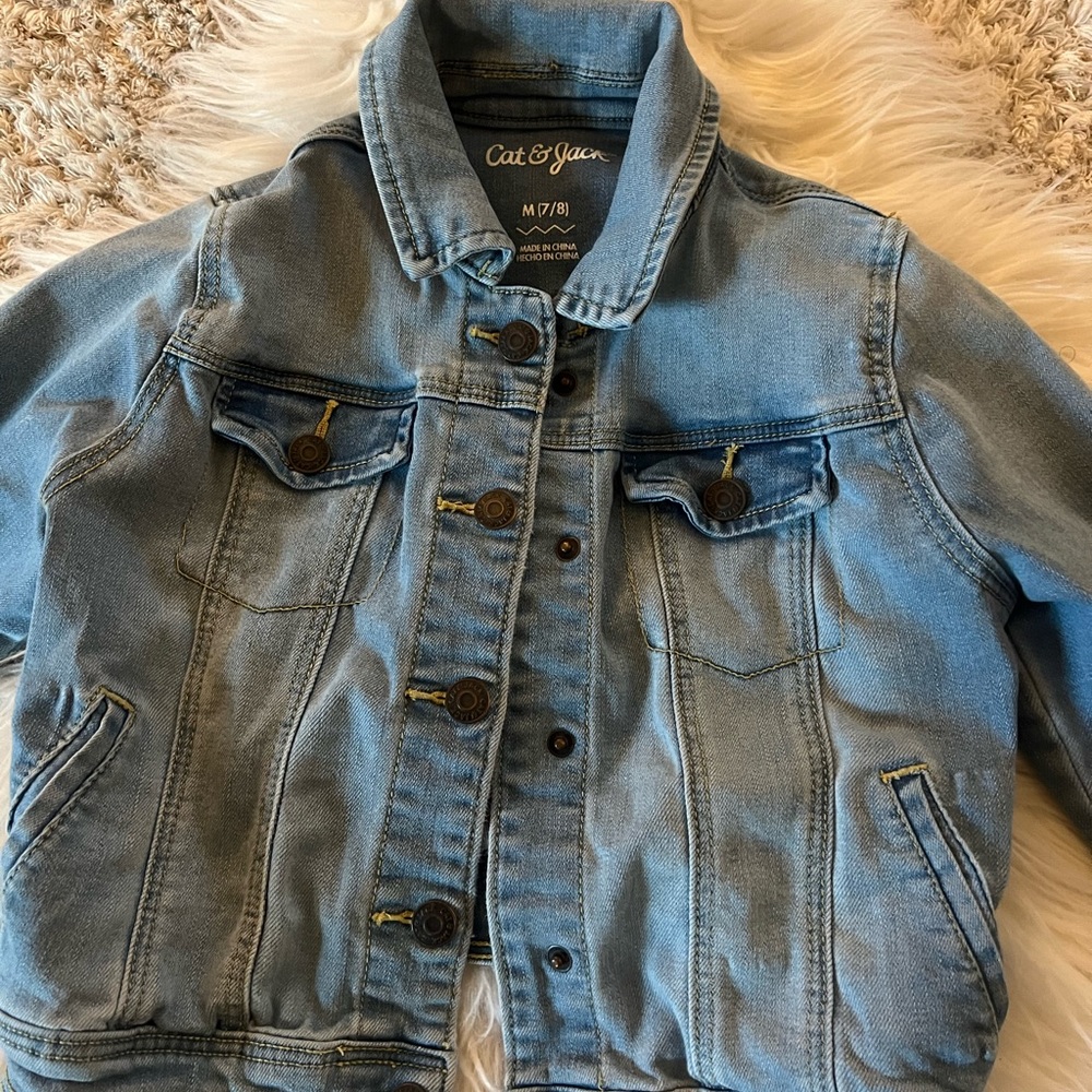 Girls denim jean jacket